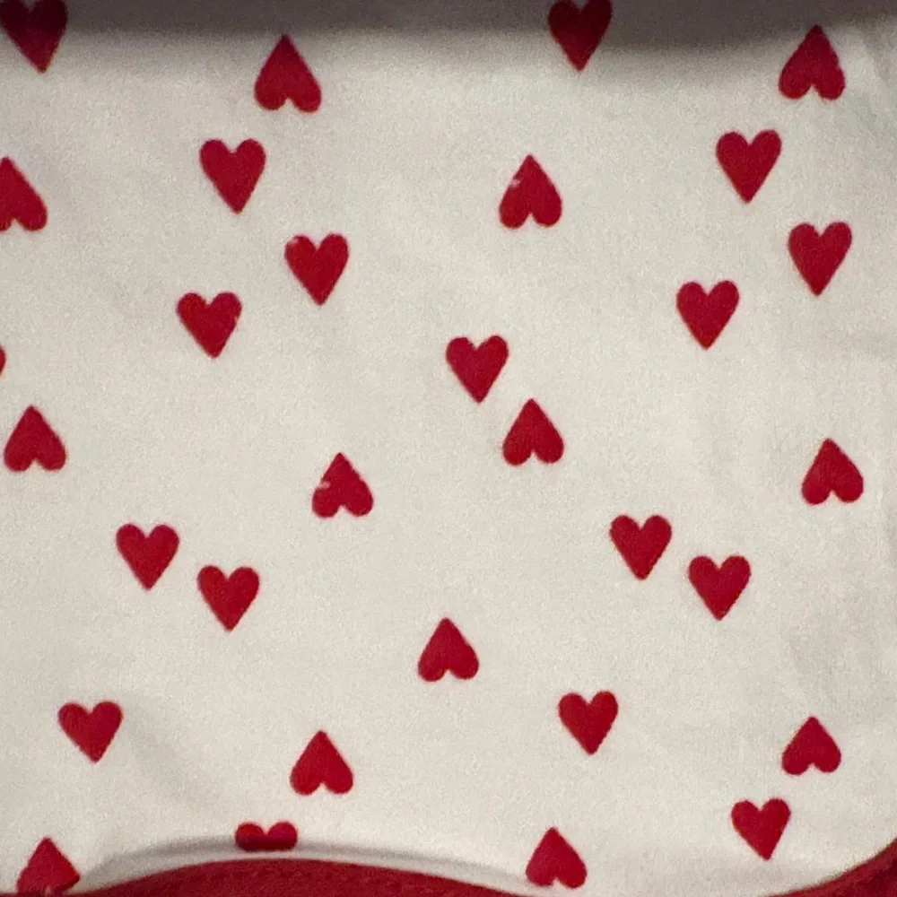 Chick Pea My First Valentine's Day Bibs - Red and White 5 pack